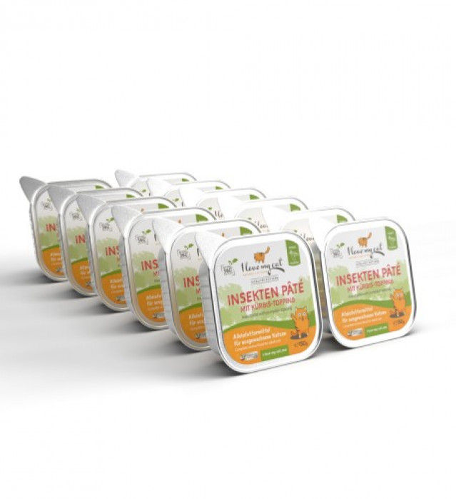 Nassfutter für Katzen: Insekten-Paté 
